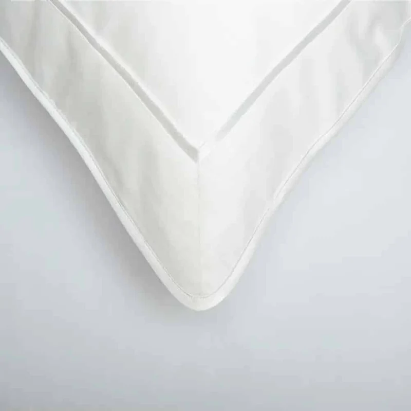 Monaco Egyptian 550 Thread Cotton Sateen - White trim - Framed Trim Cushion