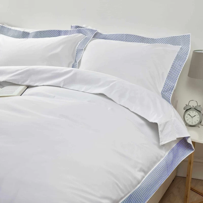Madison 550 Thread Pure Cotton Sateen Cobalt - Duvet Cover