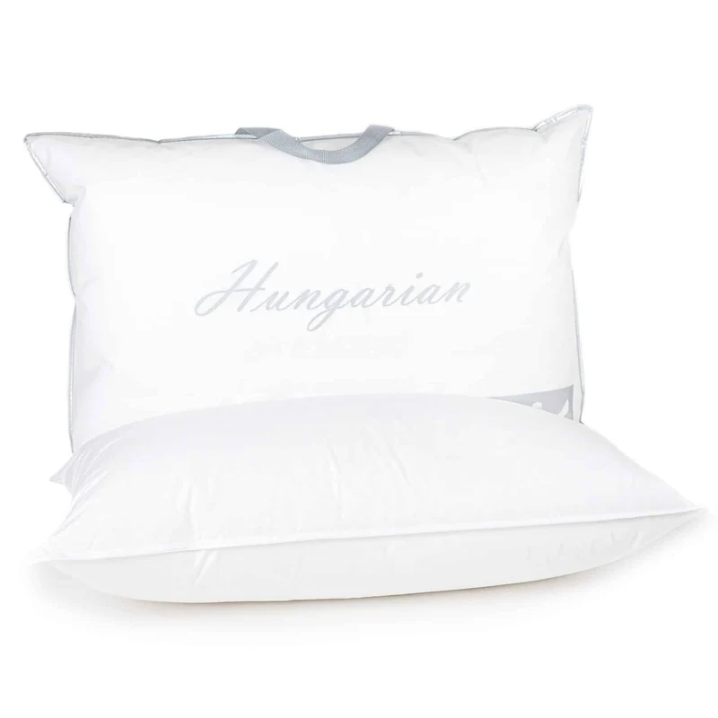 Hungarian White Goose Down Pillow