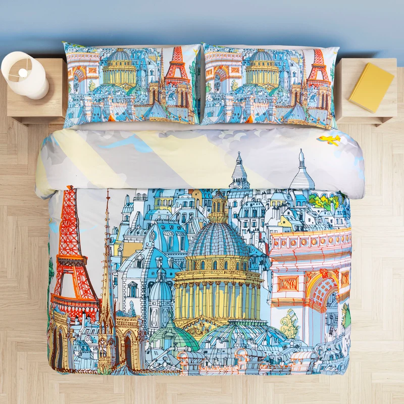 completo-copripiumino-caleffi-paris-cotone-12253