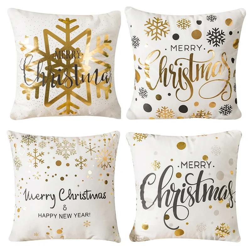 Housse coussin joyeux noël