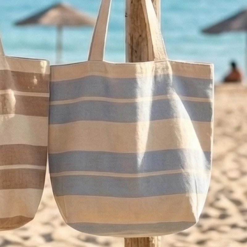 Stripe Beach Bag