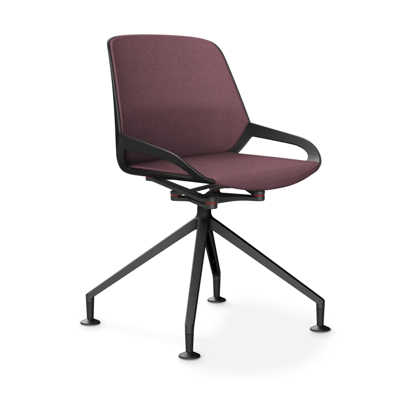 Aeris Numo Comfort Fußkreuz Gleiter Sitzbezug hellviolett meliert