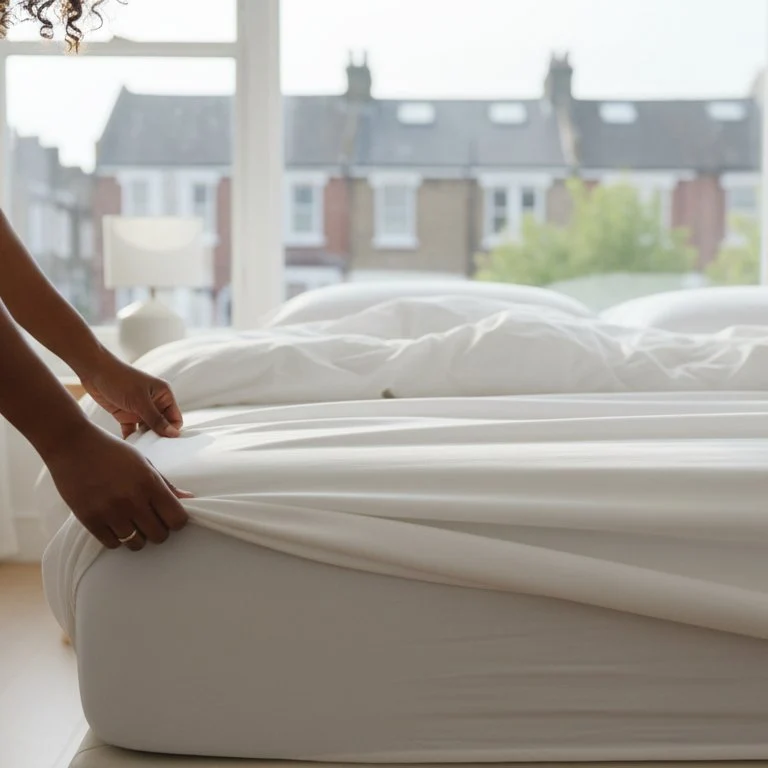 Egyptian 600 Thread Cotton Sateen Triple Pin Tuck - Extra-Deep Fitted Sheet