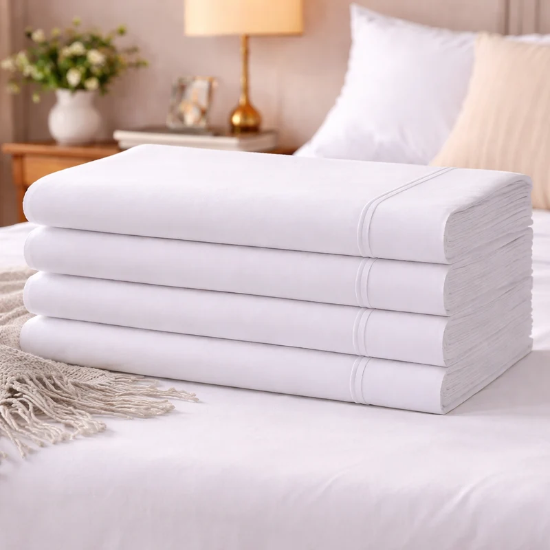 Luxury Egyptian 800 Thread Cotton Sateen - Flat Sheet