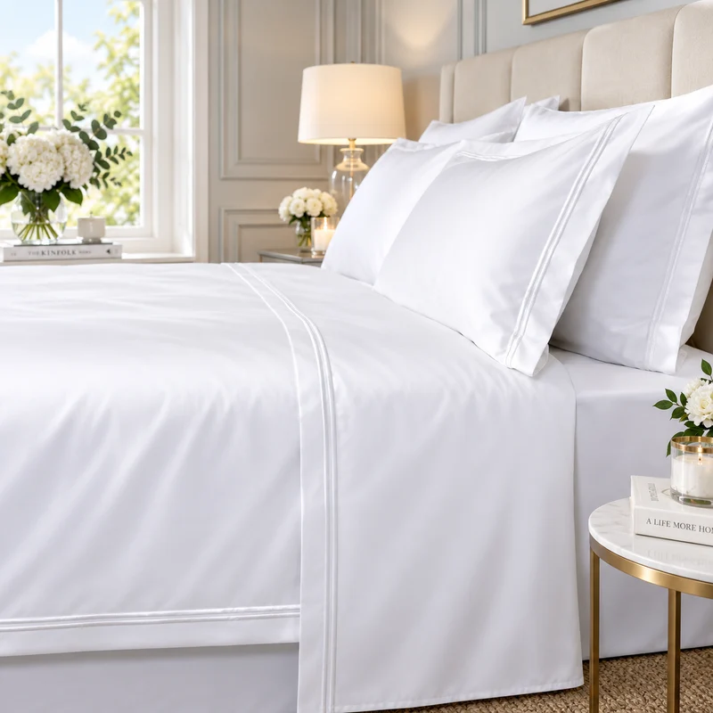 Luxury Egyptian 800 Thread Cotton Sateen - Duvet Cover