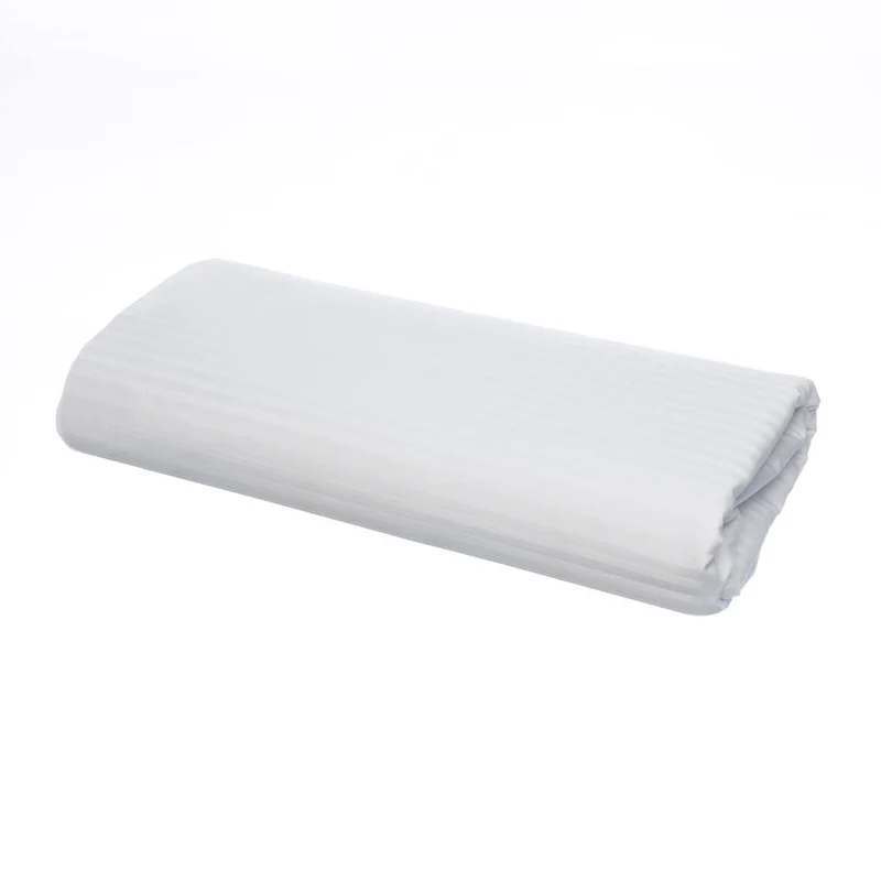 Egyptian 500 Thread Cotton Sateen Micro-stripe - Flat Sheet