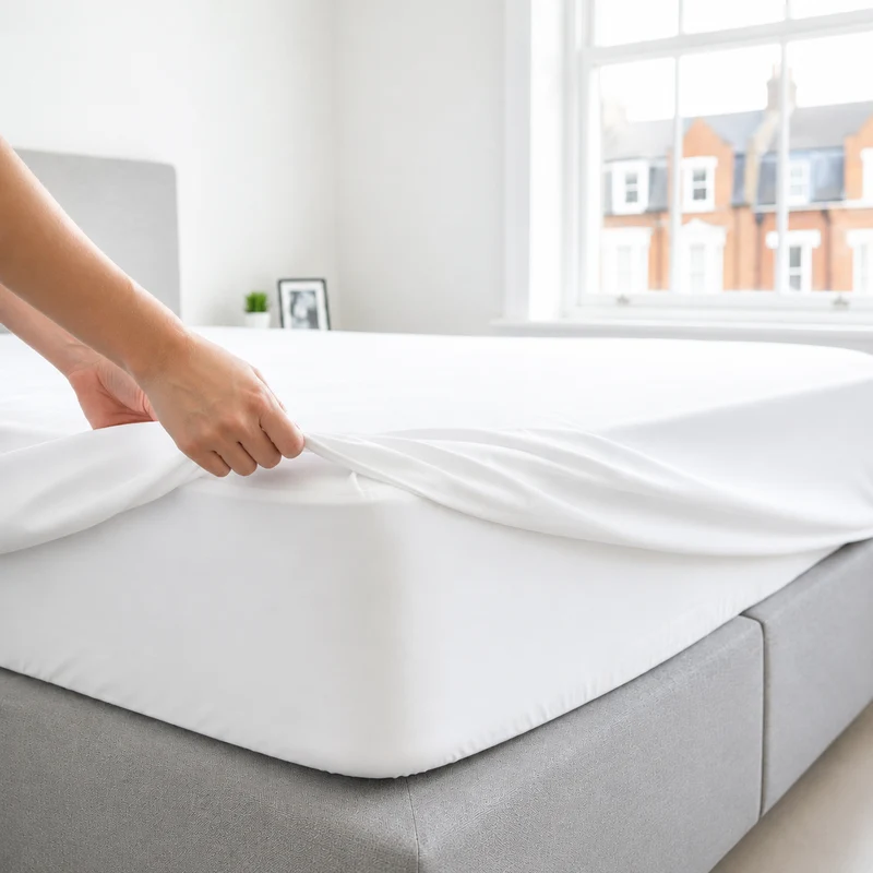 Boutique Egyptian 400 Thread Cotton Percale - Fitted Sheet