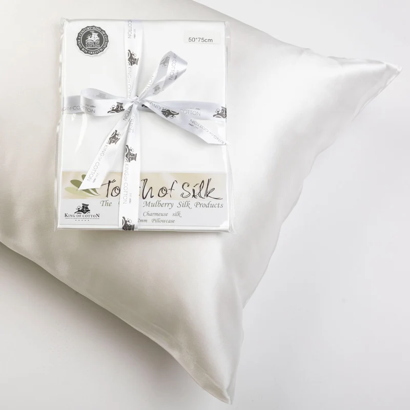 Pure Mulberry Silk Charmeuse Pillowcase 22mm