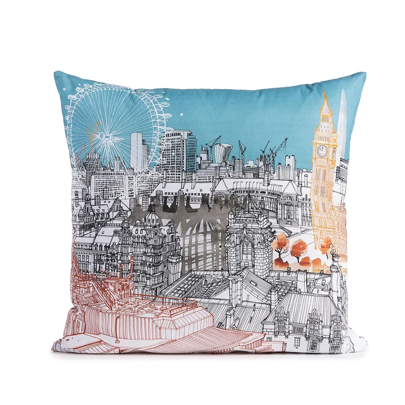 Cuscino arredo London Westminster in Cotone 300 gr