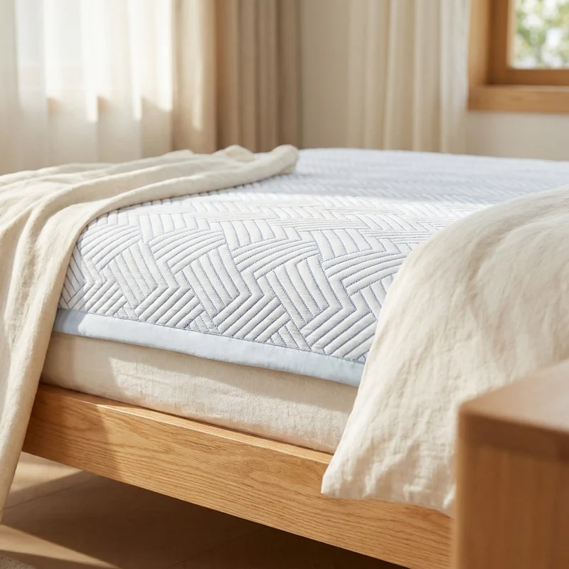 Surmatelas Rafraîchissant – Effet Frais, Respirant & Anti-Transpiration