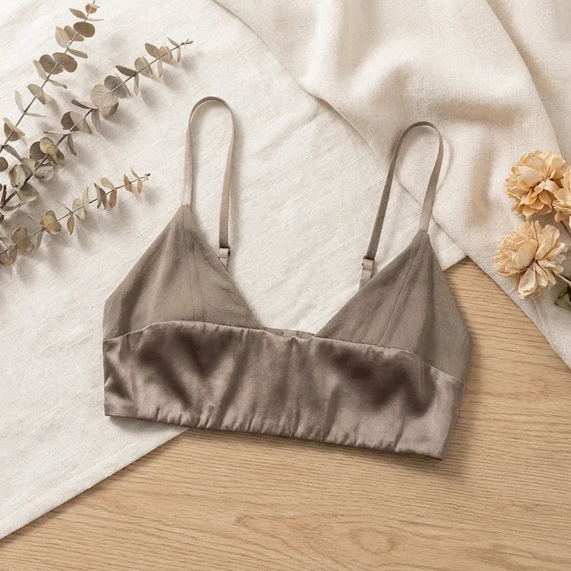 Soutien-Gorge en Soie - Sans Armature & Non Rembourré