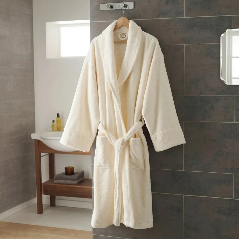 Zero-Twist Cotton Bathrobe