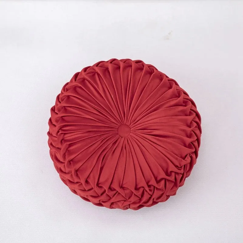 Coussin rond velours