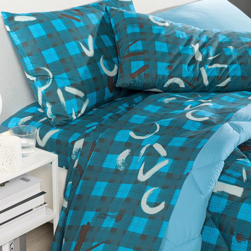 Completo Lenzuola Iron Moderno in Cotone