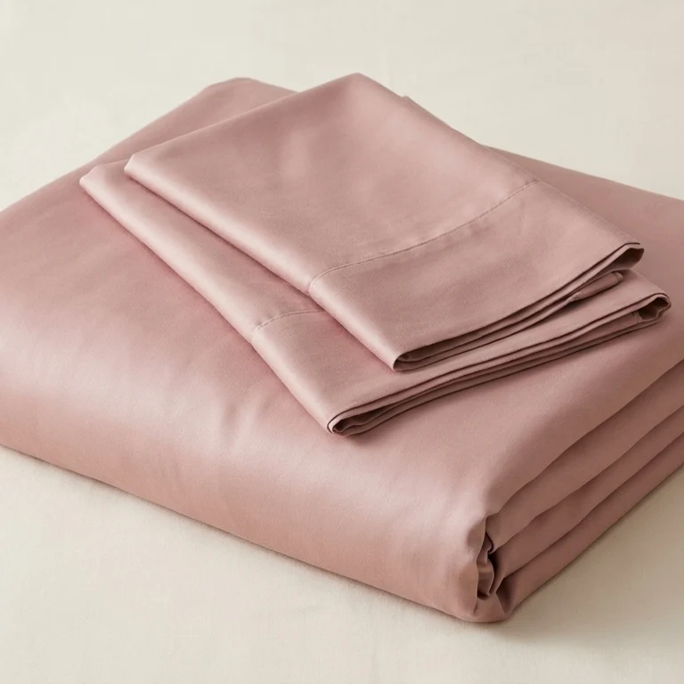 Parure de Lit Lyocell – Housse de Couette + 2 Taies, Toucher Frais