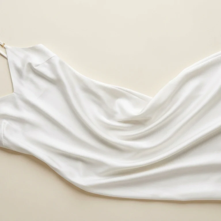 Robe Caraco en Soie de Mûrier 21 Momme – Col V, Coupe Biais