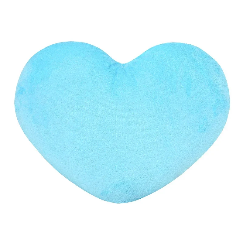 Coussin coeur bleu