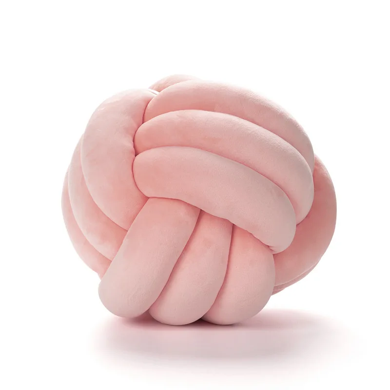 Coussin noeud rose