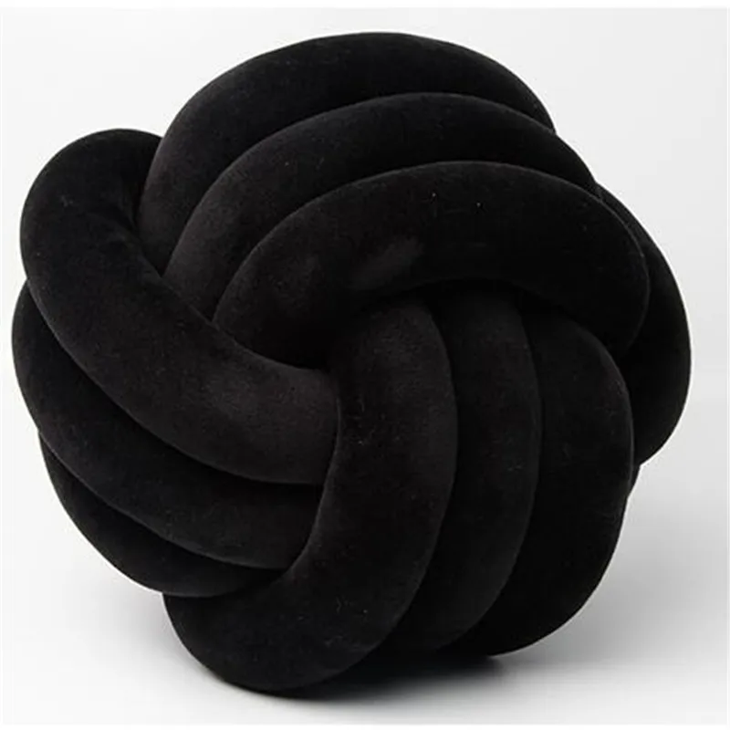 Coussin noeud noir