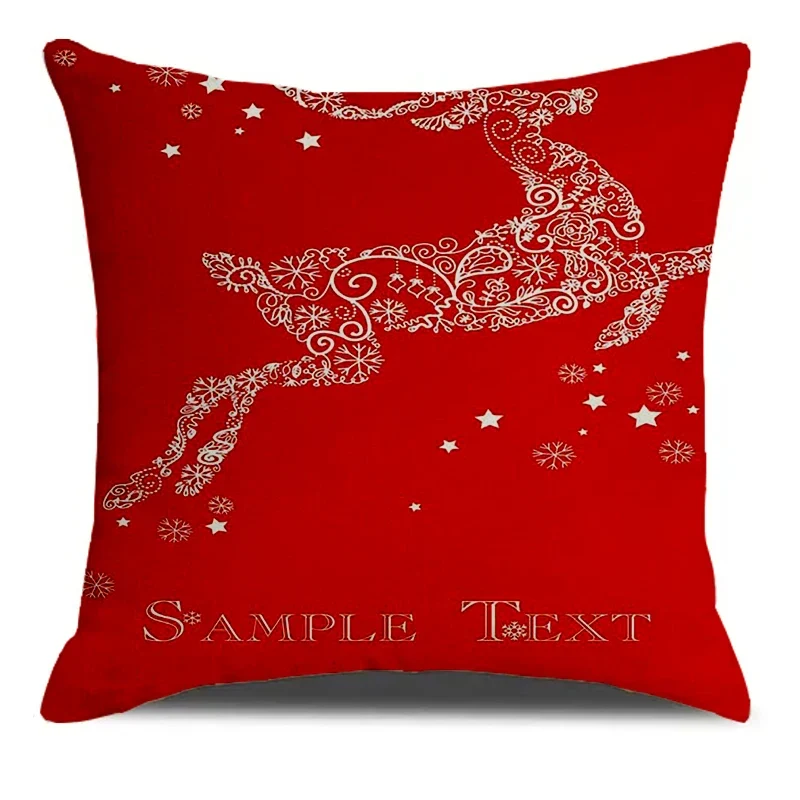 House de coussin de noël 40 x 40 cm