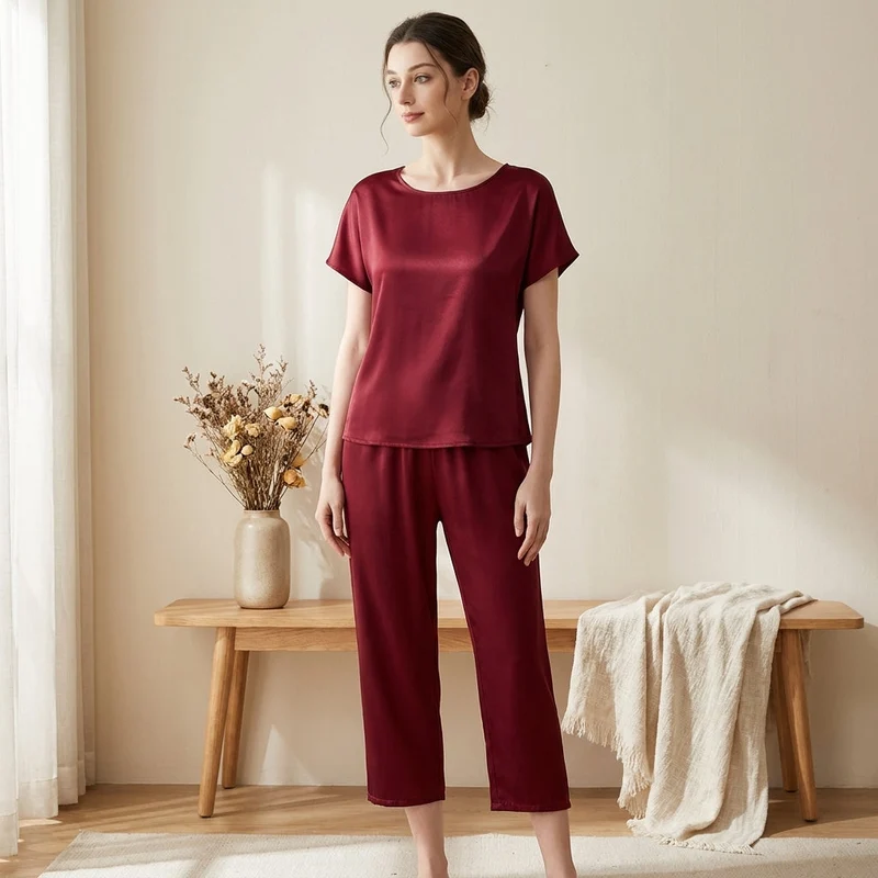 Ensemble Pyjama en Soie de Mûrier 19MM 100%