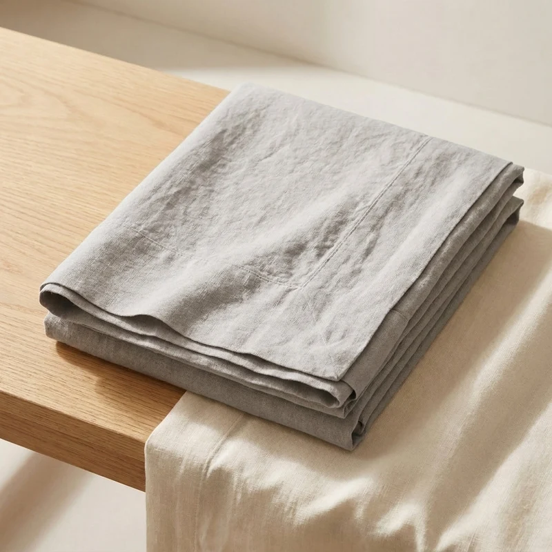 Drap Plat en Lin Français 100%