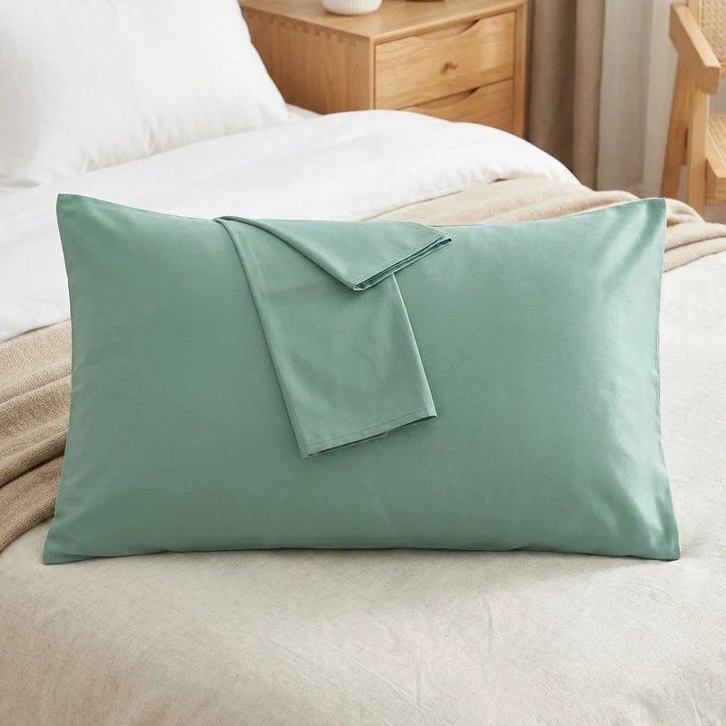 Taies d'Oreillers en Coton - 600TC