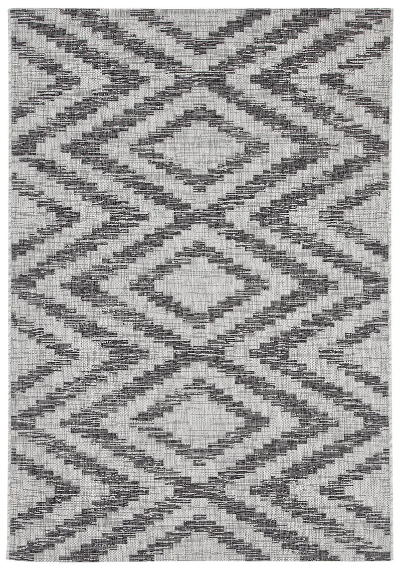 Tappeto Outdoor Flatweave Grigio
