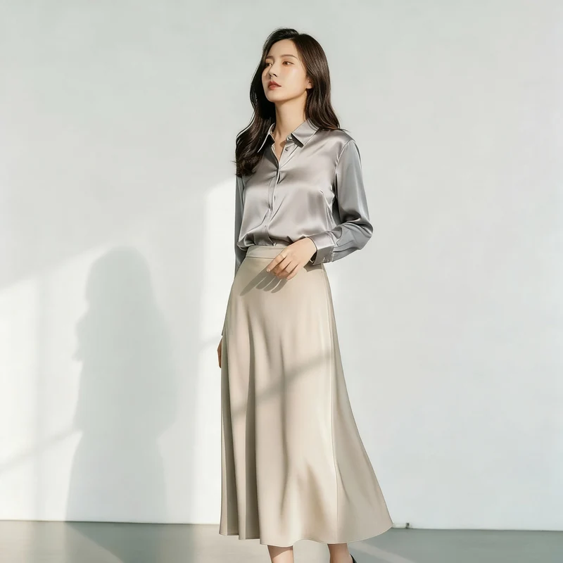 Blouse en Soie de Mûrier 100%