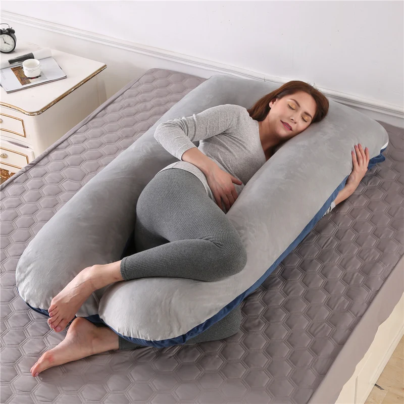 Coussin de grossesse lavable en coton