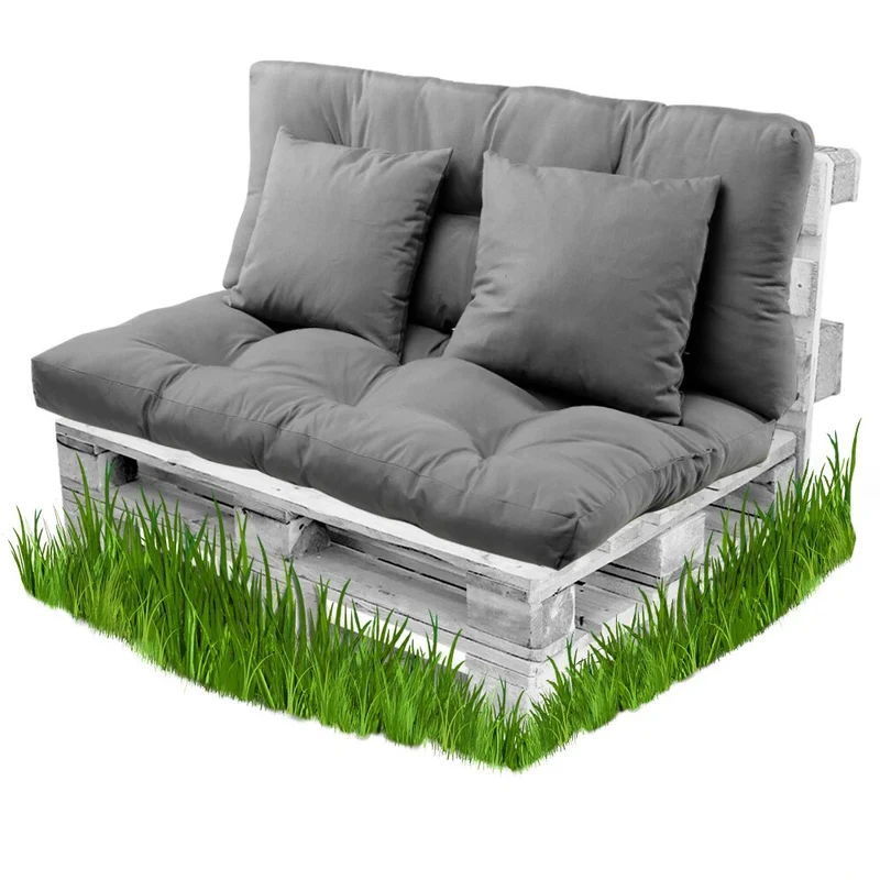 Coussin palette pour salon extérieur