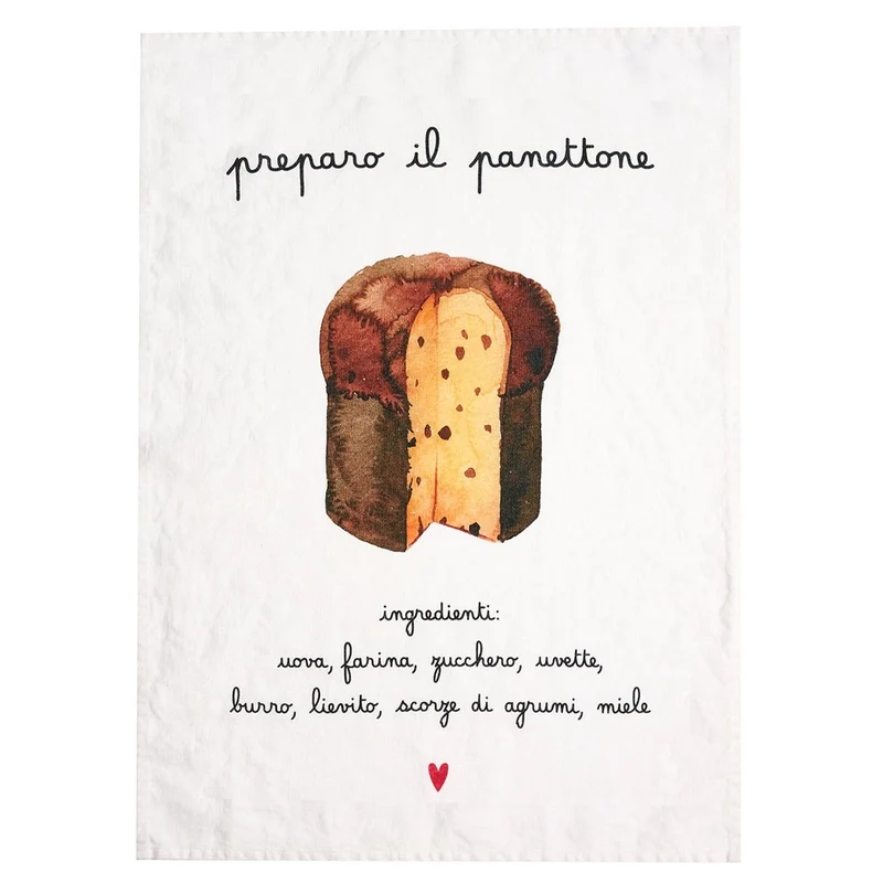 Canovaccio in Lino Stonewashed - Preparo il Panettone