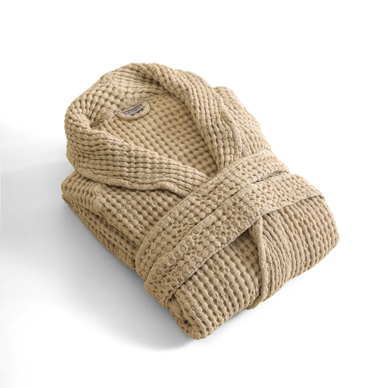 Accappatoio nido d'ape stonewashed