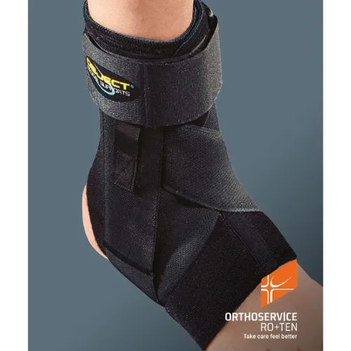 Object 81 – Cavigliera in Neoprene con Tiranti Elastici a 8 e Stecche a Spirale