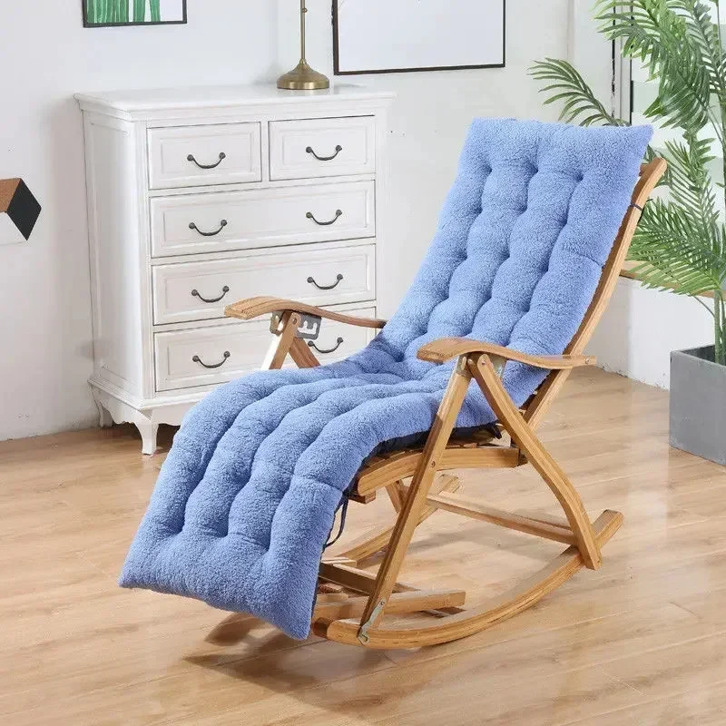 Coussin bain de soleil bleu style éponge