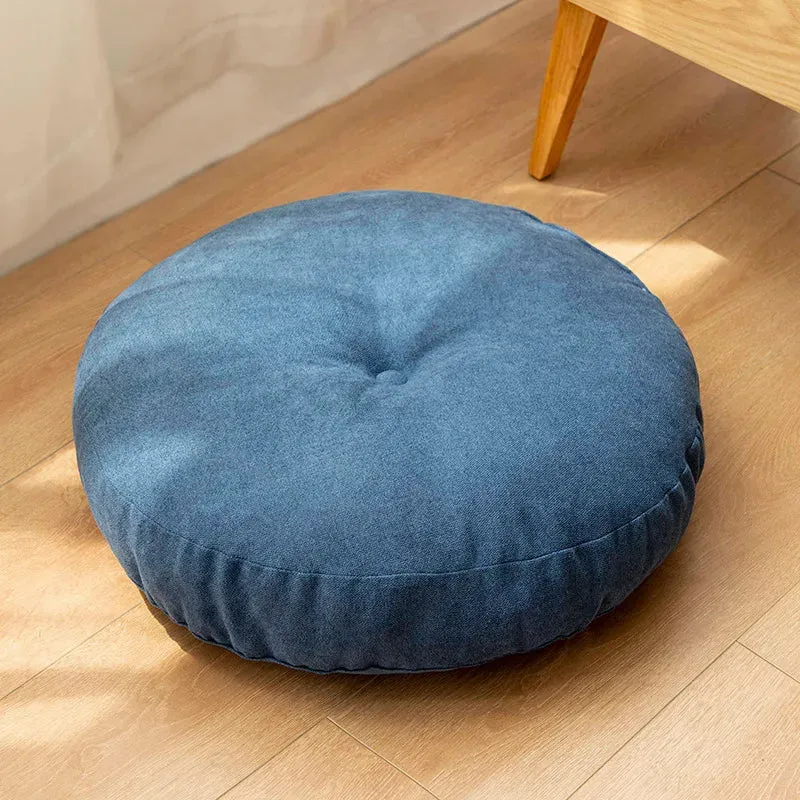 Coussin sol rond pour yoga