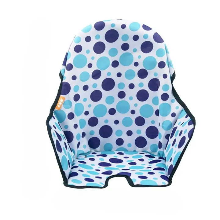 Coussin chaise haute bébé avec motifs de cercles