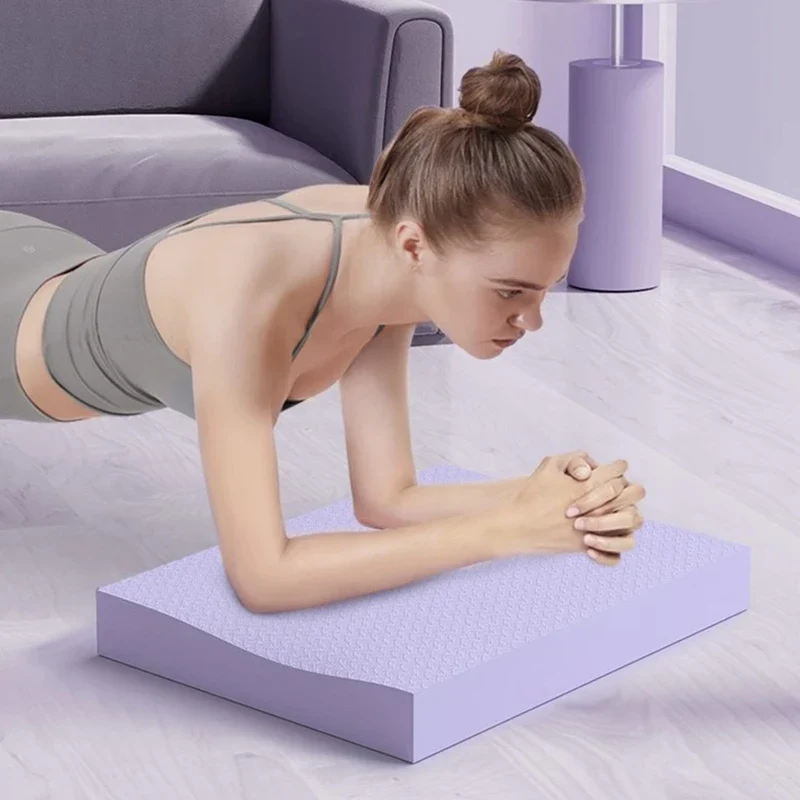 Coussin d'équilibre fitness carré et antidérapant