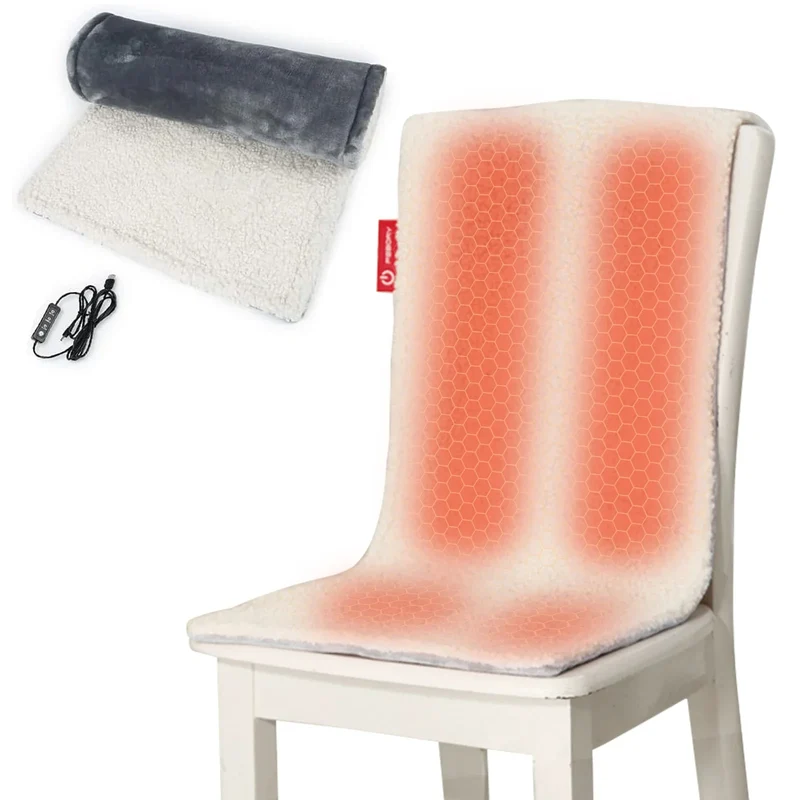 Coussin chauffant dos et nuque grande taille