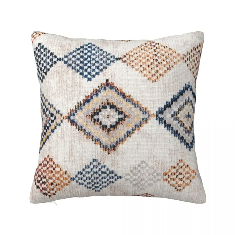 Coussin berbere maroc avec motifs à losanges