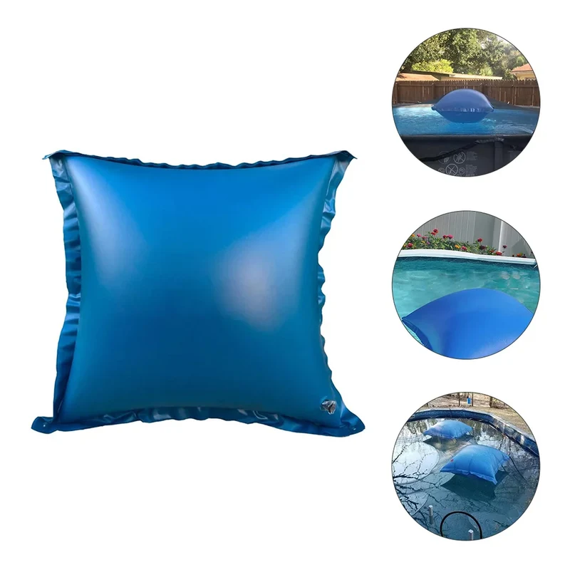 Coussin piscine hivernage bleu et gonflable
