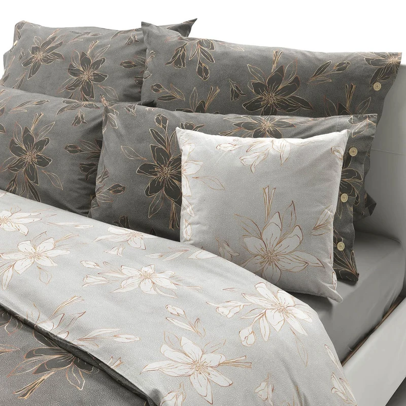 Trapunta fashion gold Floreale in Percalle 300 gr/mq