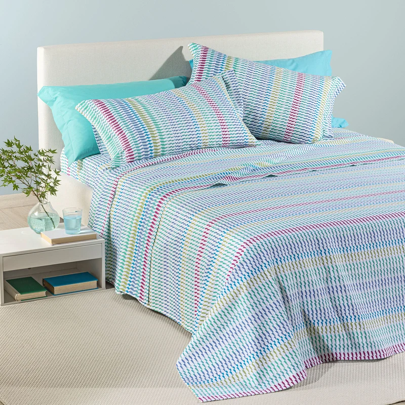 Copriletto Estivo Astrid Fior di Cotone in Cotone Piquet
