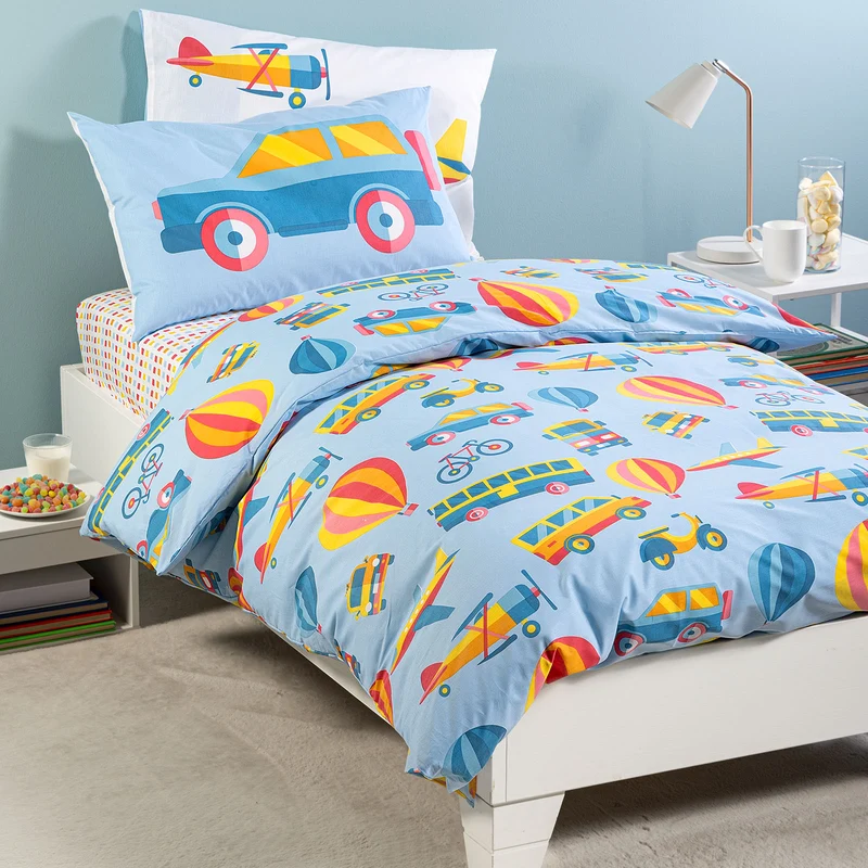 Completo Copripiumino Toys in Cotone