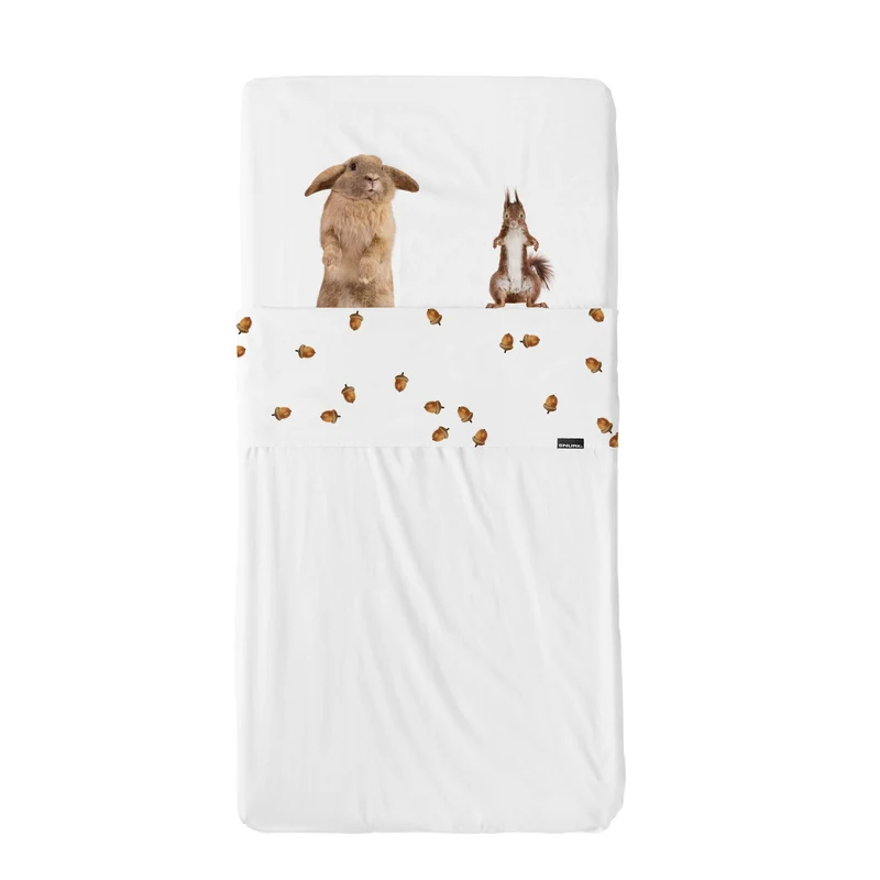 Snurk Completo Letto per Bimbi in Percalle di Cotone - FurryFriends