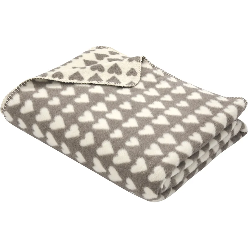 Coperta Invernale in Cotone - Hearts
