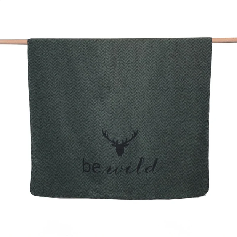 Coperta Invernale in Caldo Cotone Fantasia Be Wild - Savona