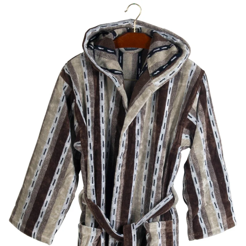 Accappatoio a Scialle Street Moderno in Cotone 410 gr/mq