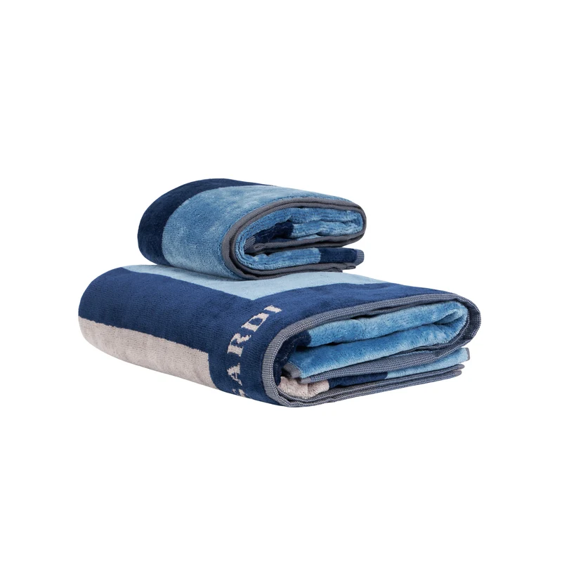 Asciugamano con Ospite rows Moderno in Spugna 450 gr/mq
